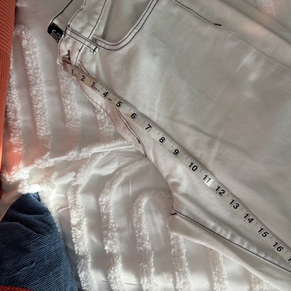 BDG White Pants with Denim Detailing - Picture 15 of 15